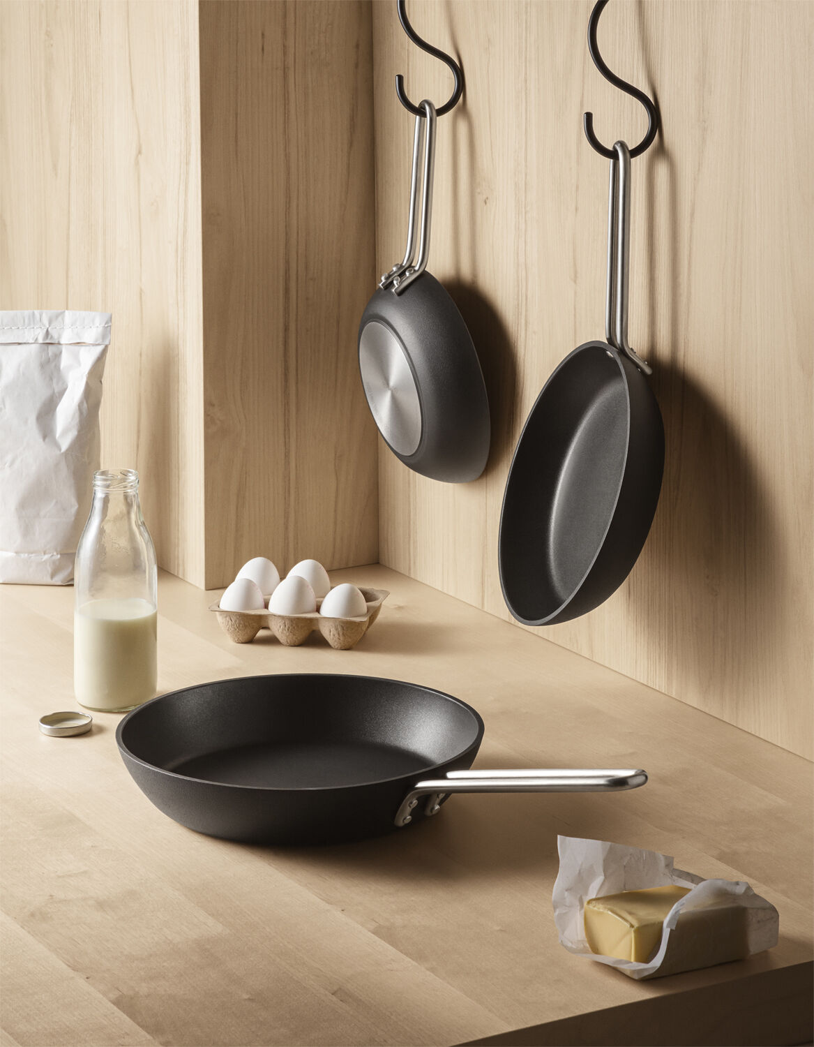 Professional Stegepande 24 cm keramisk Slip-Let&reg; bel&aelig;gning