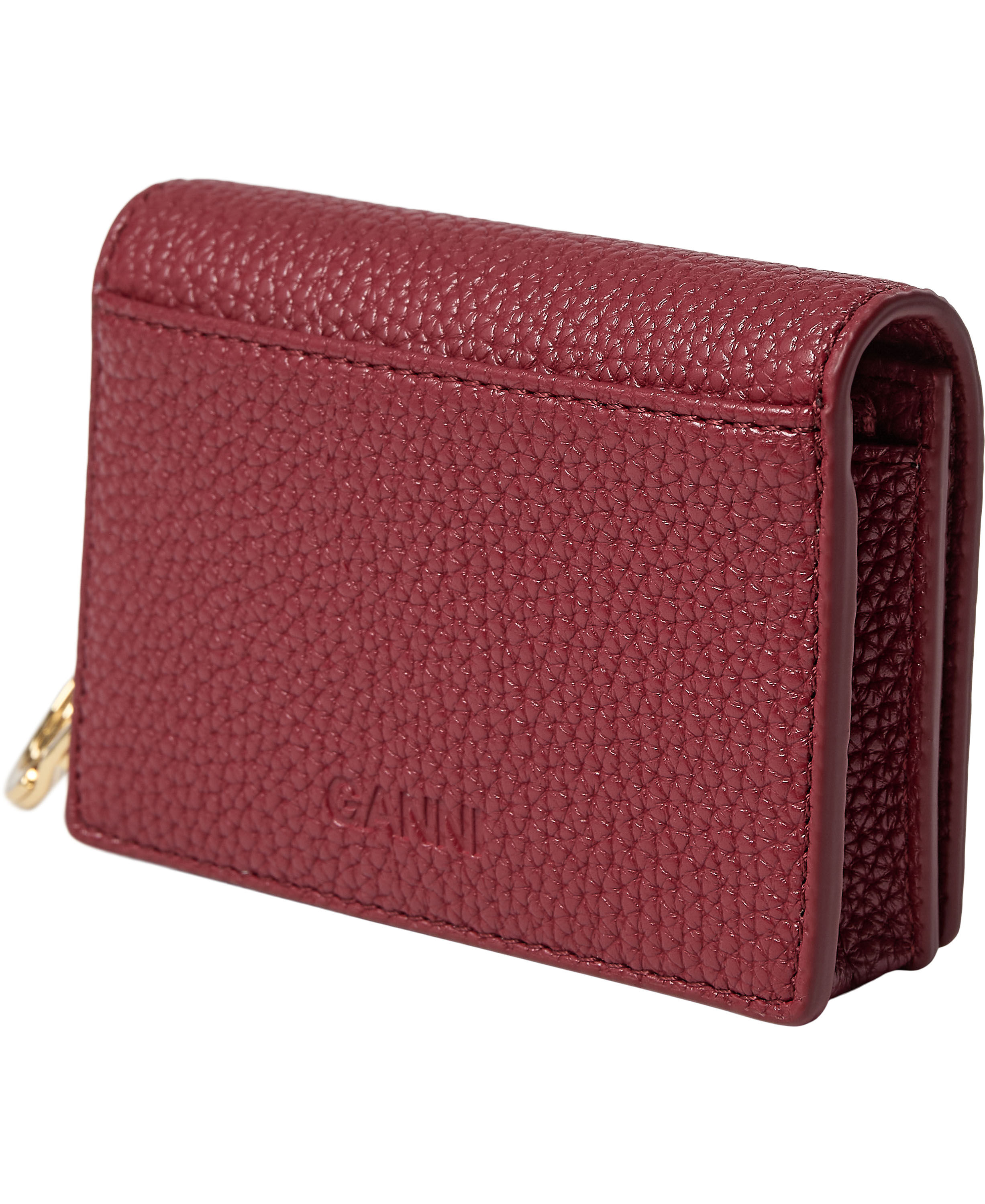 Card Holder With Flap Grained