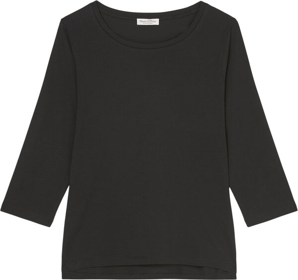 T-shirt, long sleeves, boat neck, r