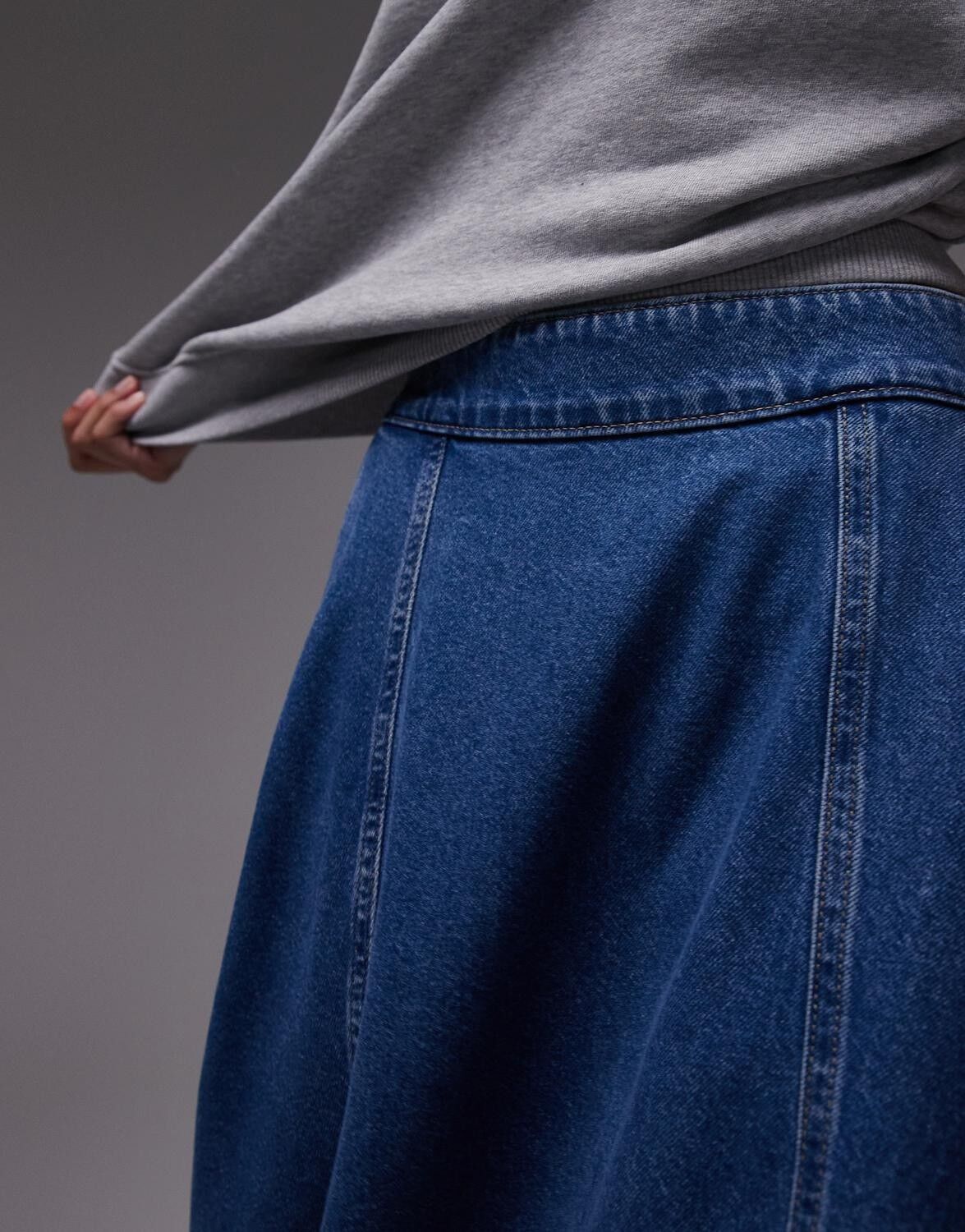 Tselina Hr Ankle Dnm Skirt Mb