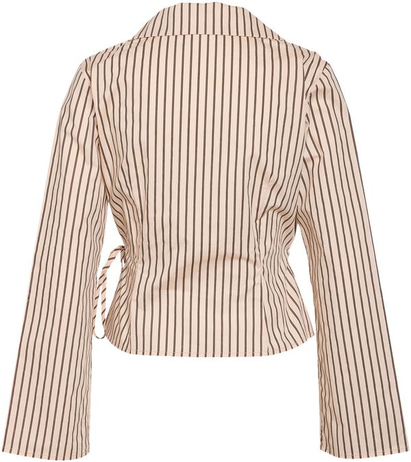 NMMETTE L/S WRAP TOP