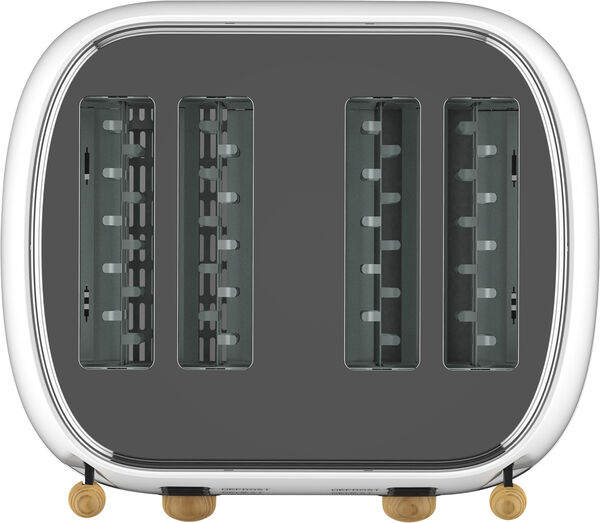 WITT PREMIUM 4-SLICE TOASTER WOOD WHITE