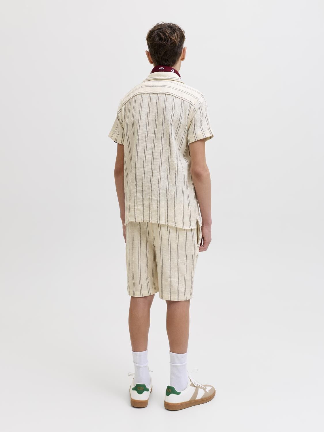 Jjecoba Stripe Resort Shirt Ss Sn Jnr