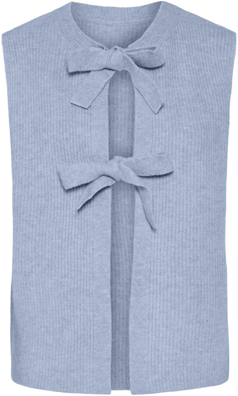 PCSILLY SL REV TIE VEST KNIT NOOS B