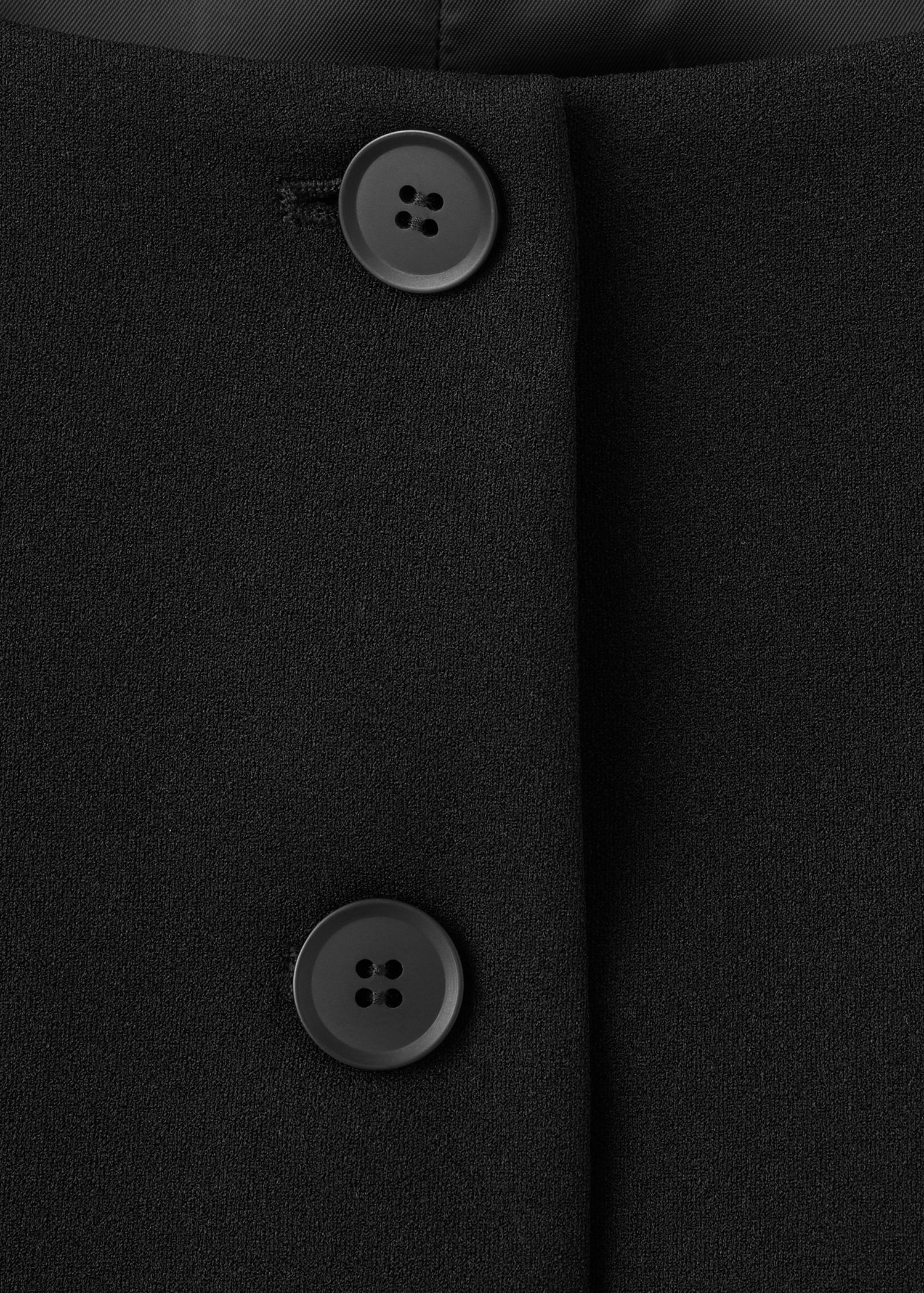 Suit waistcoat with buttons