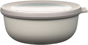 Skål m lock Cirqula 750 ml Nordic white