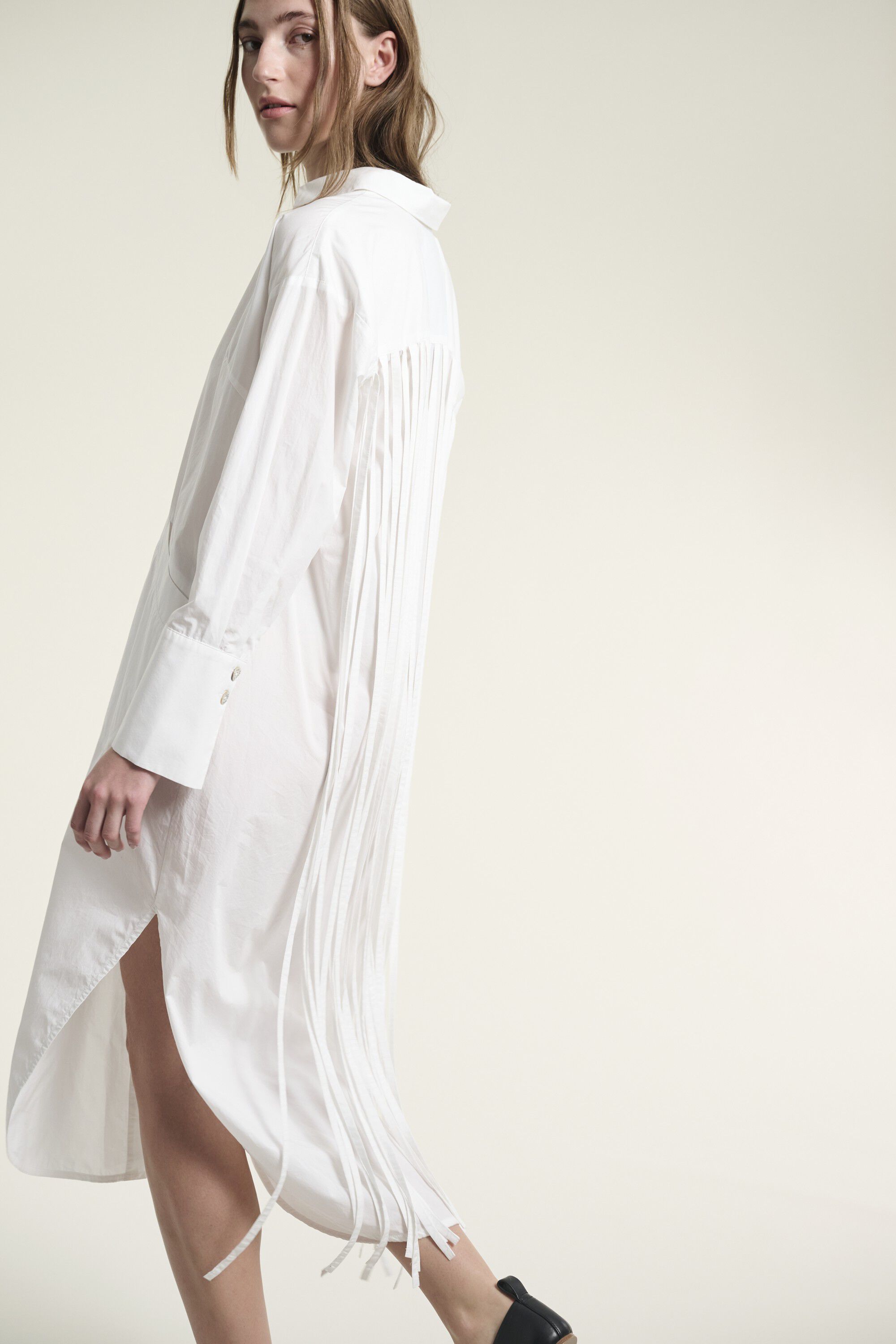 Kami cotton skjortekjole