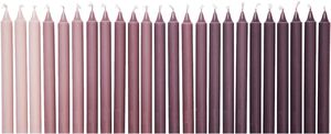 Ombre Candles - Set of 24 - Dark Grape