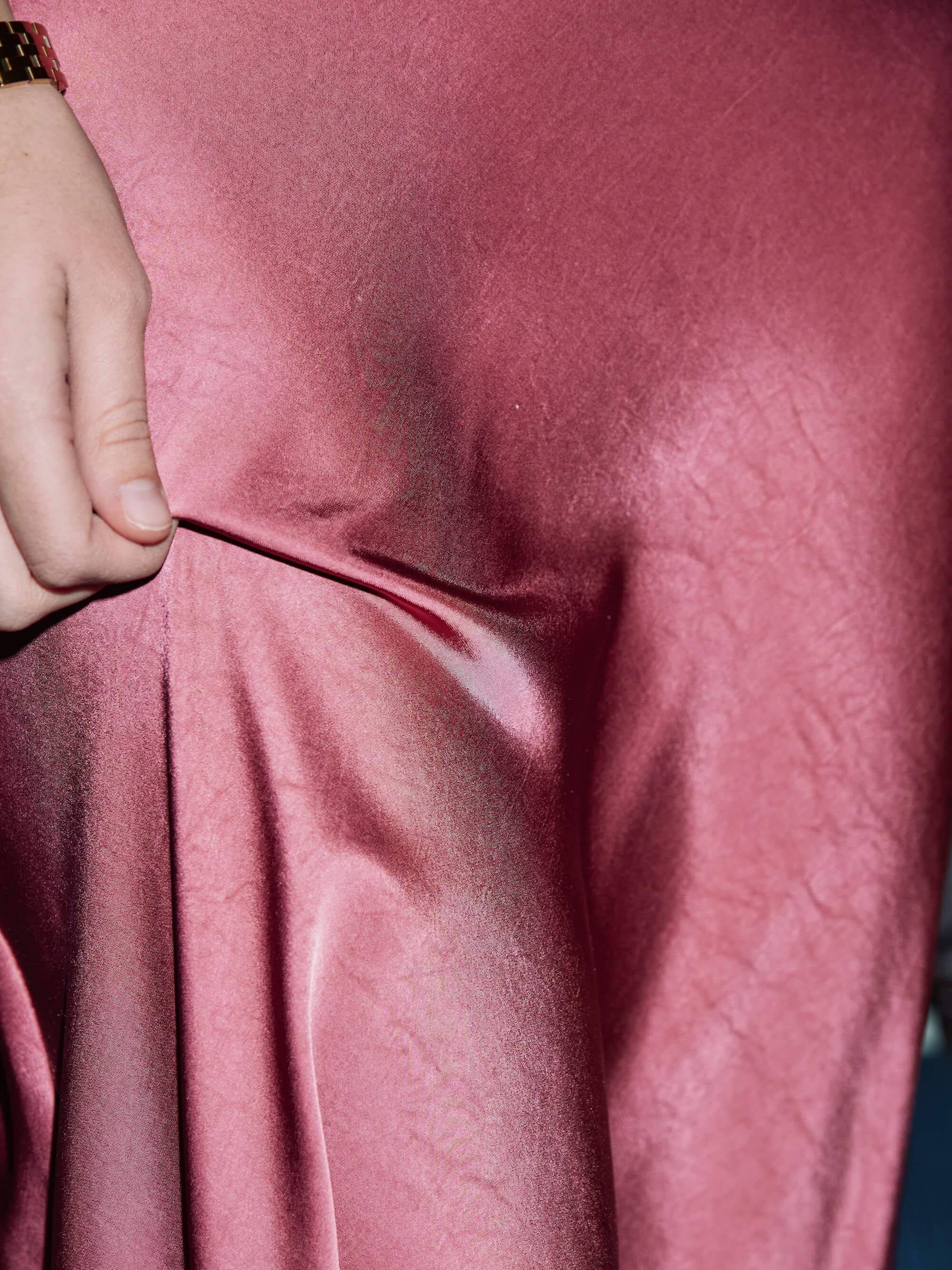 Celinie Heavy Sateen Dress