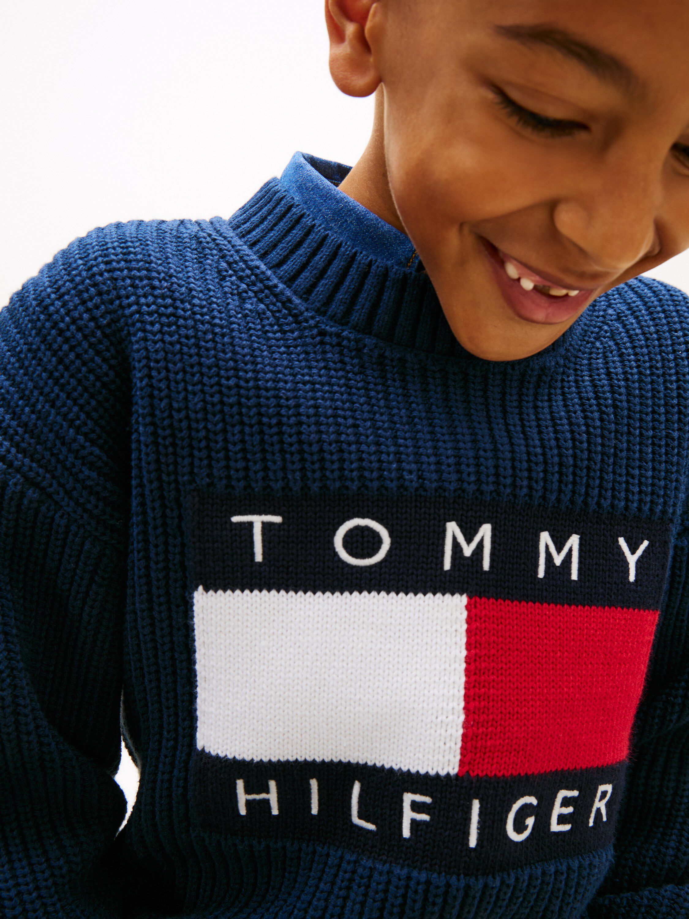 Heritage Flag Chunky Knit Jumper