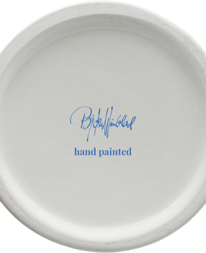 Lady with hat Vase H20. 5 cm bl&aring;