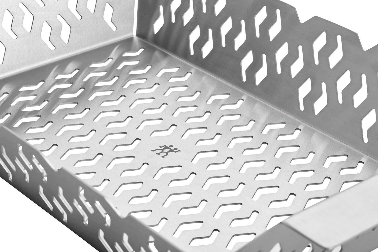 BBQ+ Grillkorg M Silver Rektangul&auml;r