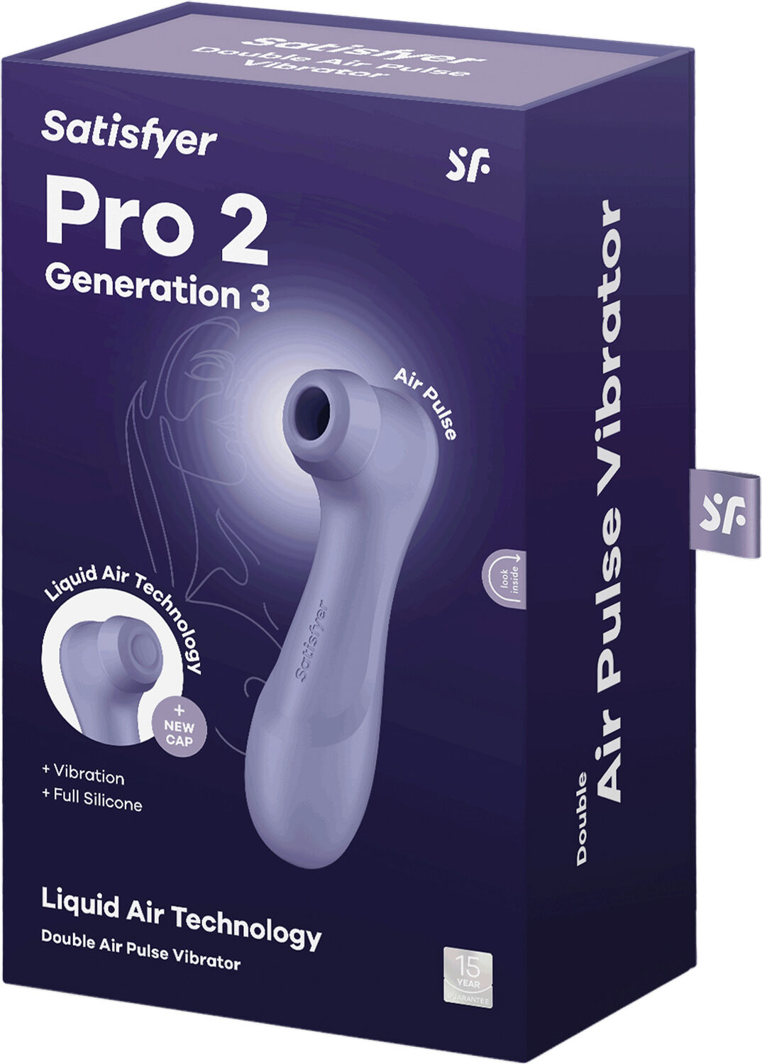 Satisfyer Pro 2 Generation 3 lilac lufttrycksvibrator