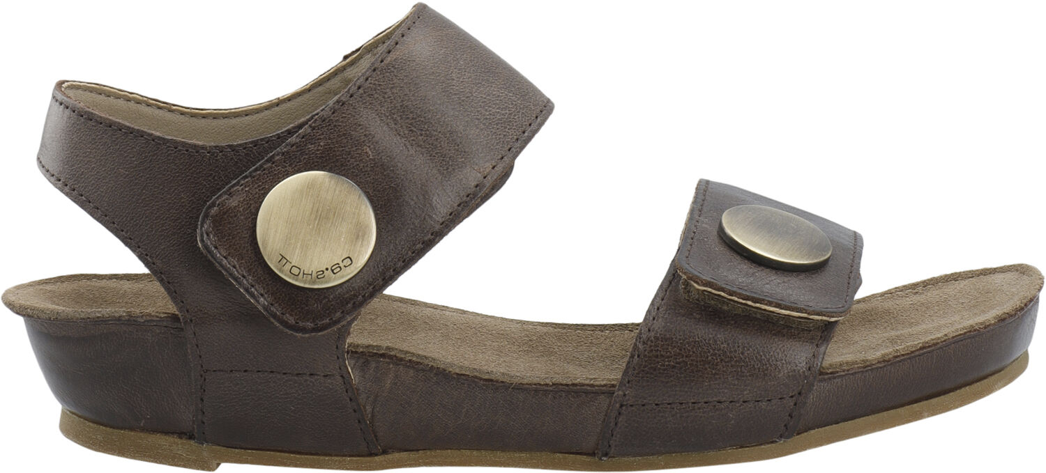 CASAVA Button Sandal Leather
