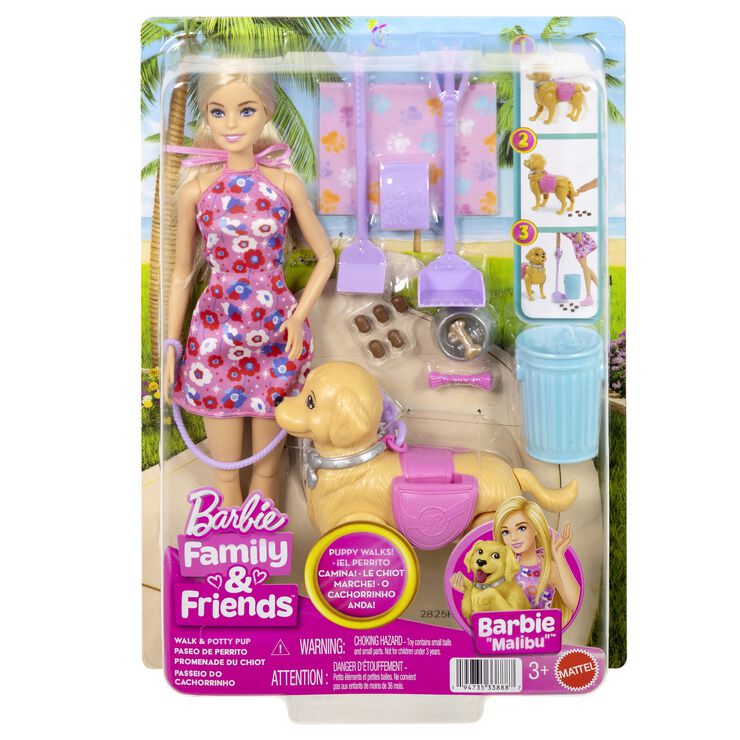 Barbie Walk & Potty Malib