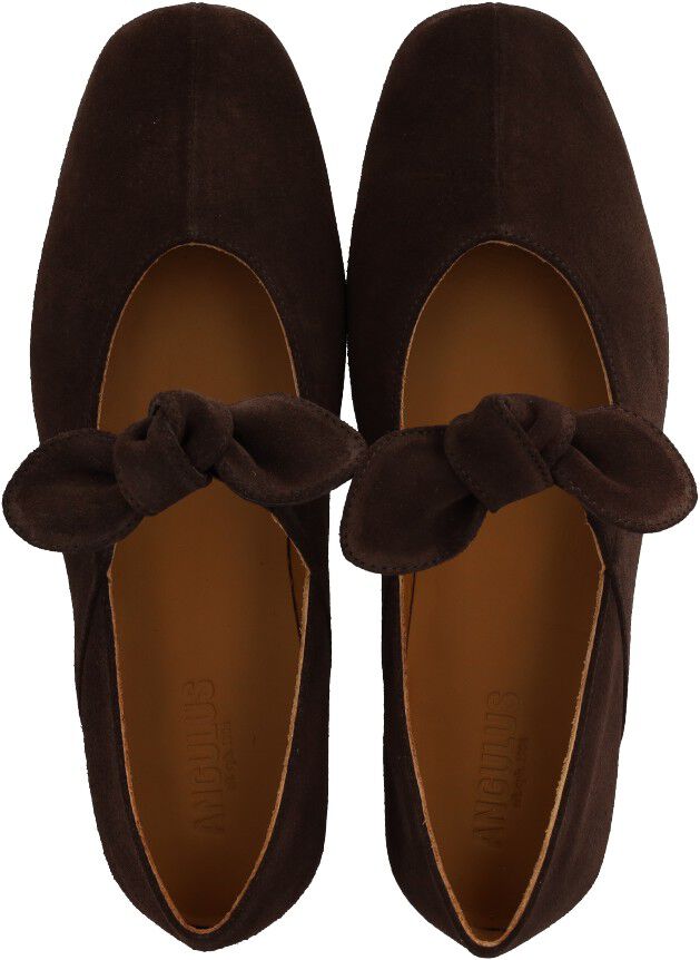 Ballerina med elastisk dekorativ sl&oslash;jfedetalje