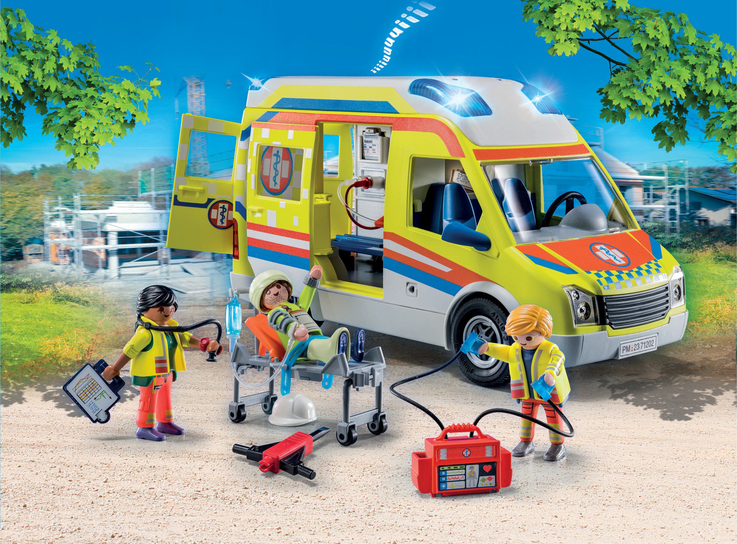 Playmobil Ambulance with light and sound