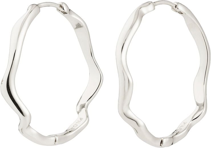 LARKIN øreringe sølvbelagt