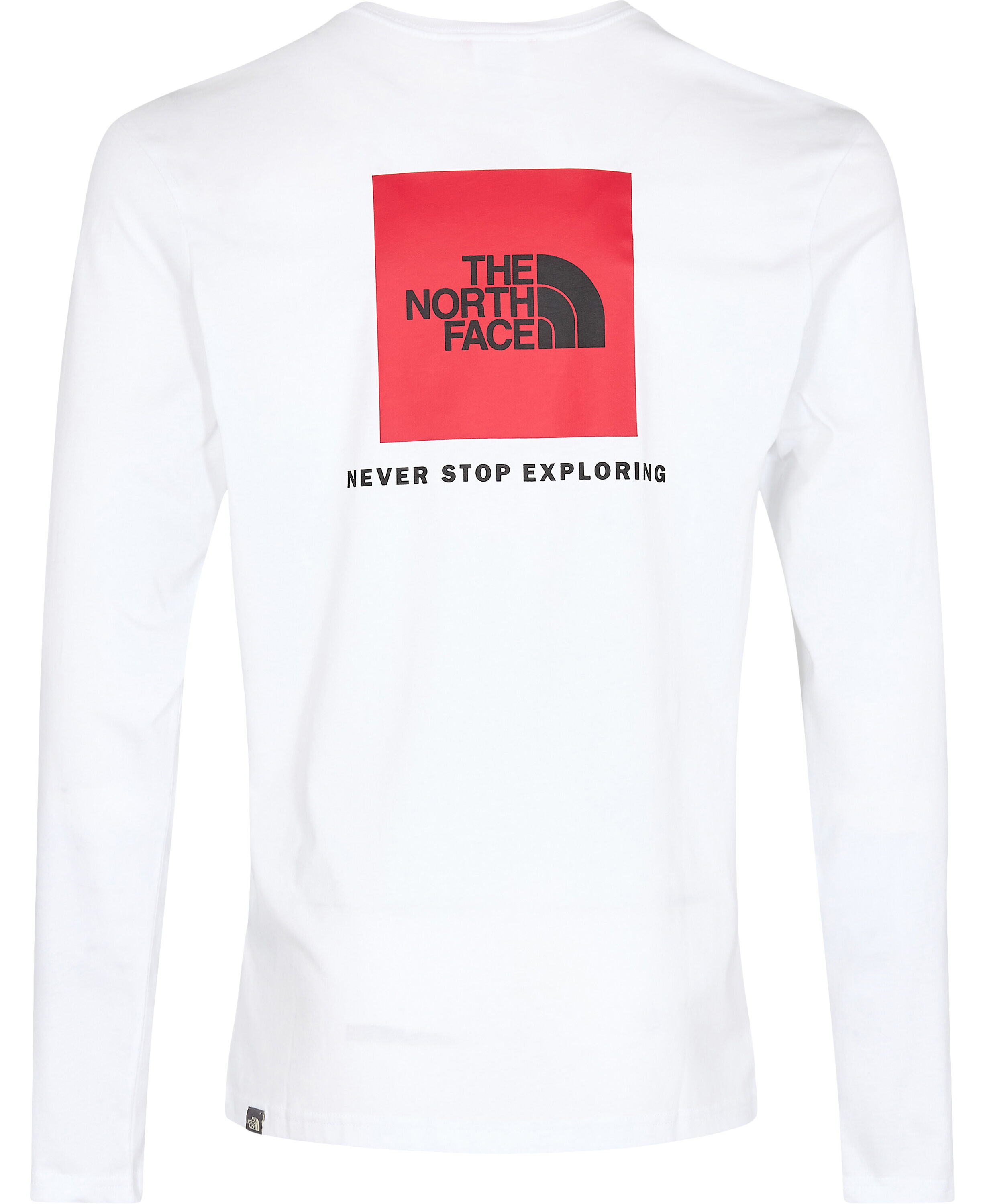 M L/S RED BOX TEE - EU TNF WHITE/TN