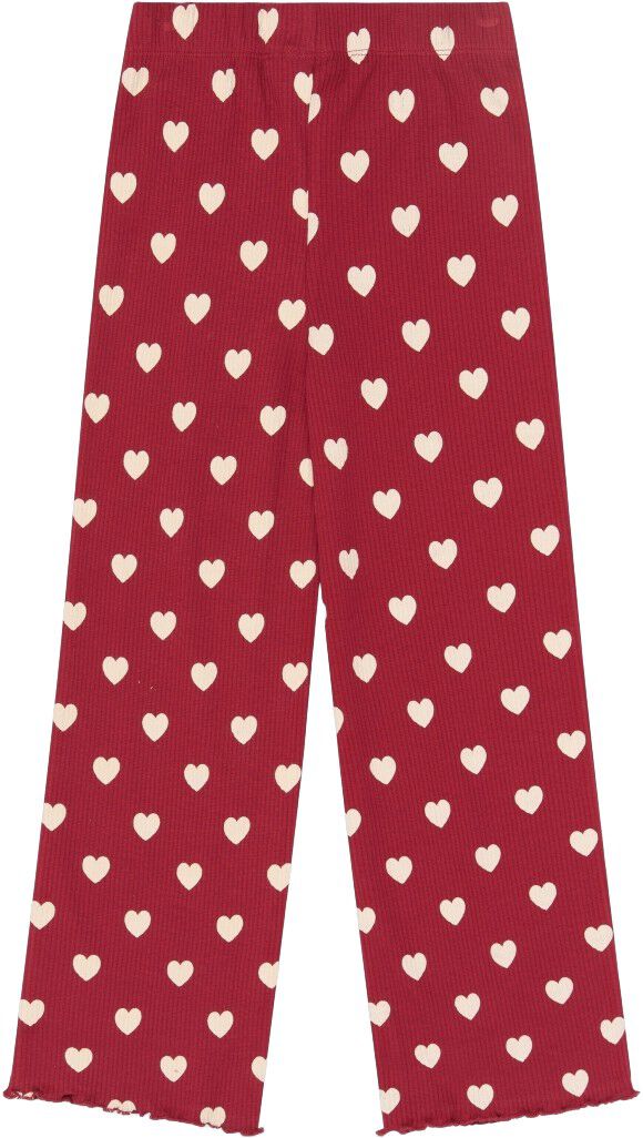 Tnholiday Red Heart Rib Night Set