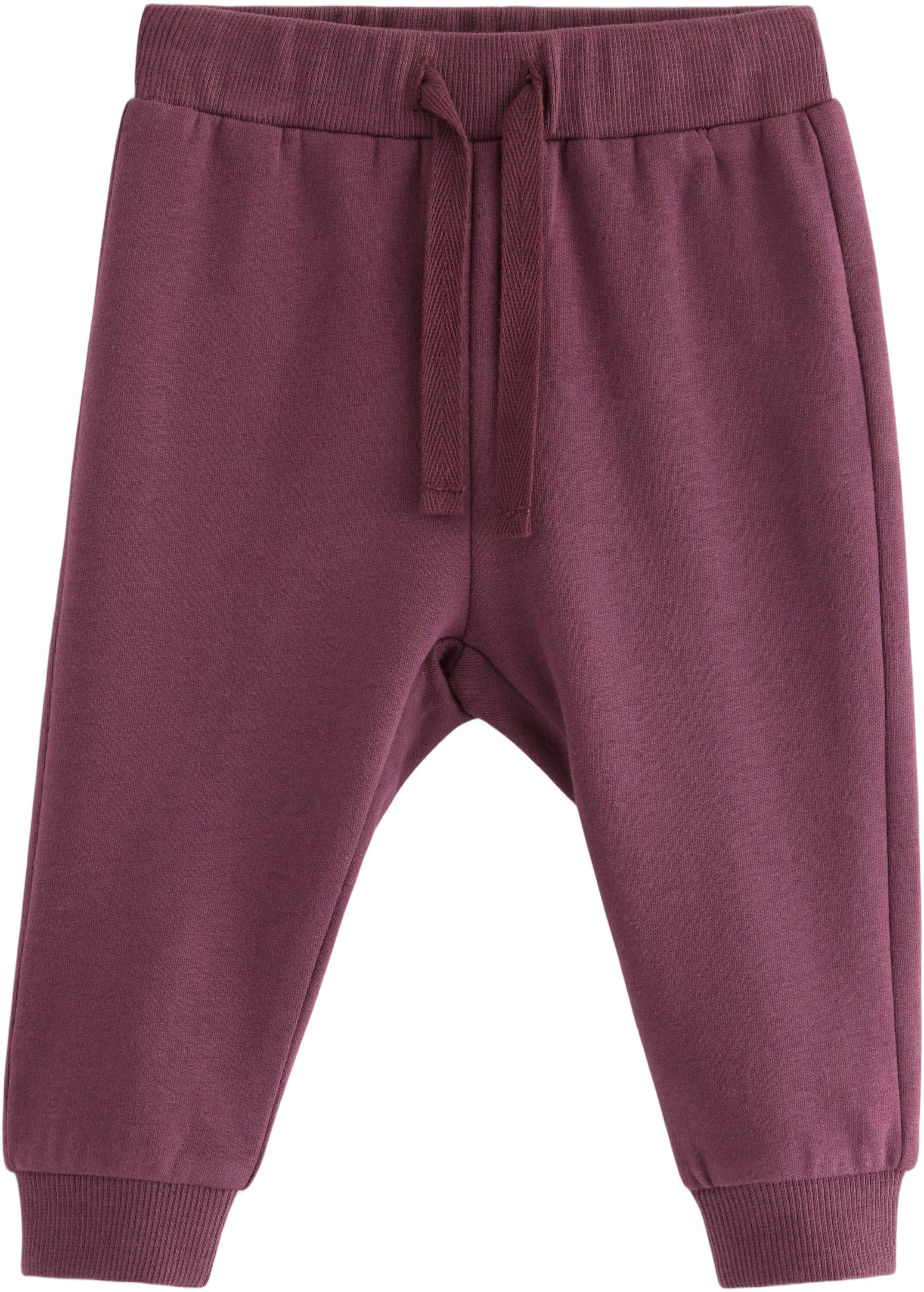 Mjukisbyxor i bomull med mjuk, bors