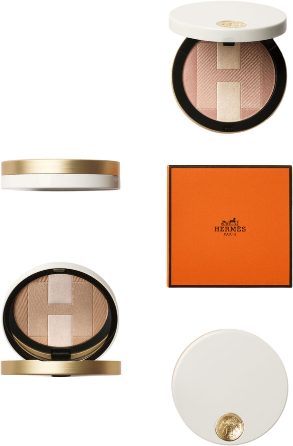 Hermès Plein Air, H TRIO iridescent mineral powder, Rose Atacama