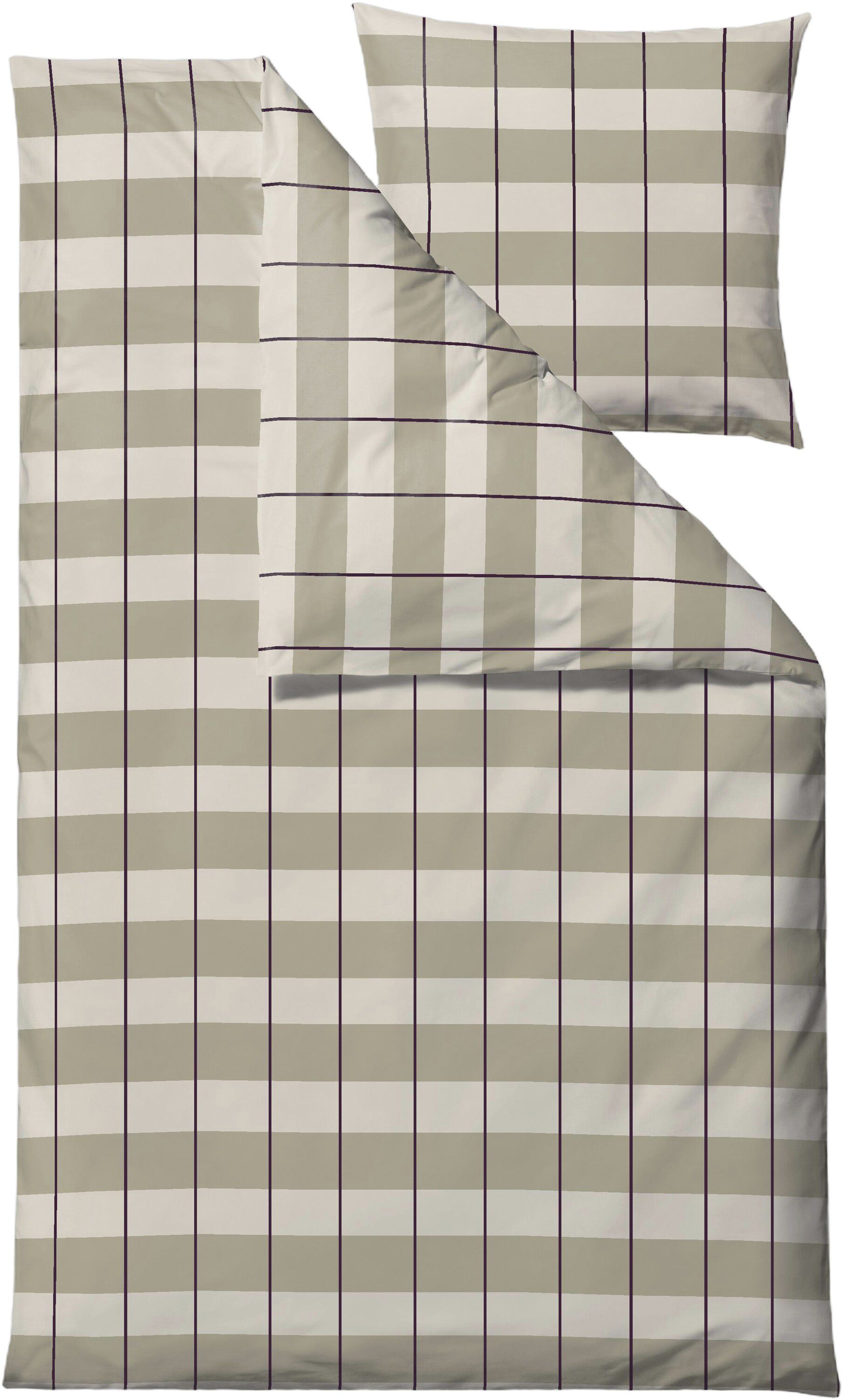 P&aring;slakanset 140x220 Blocks Eucalyptus