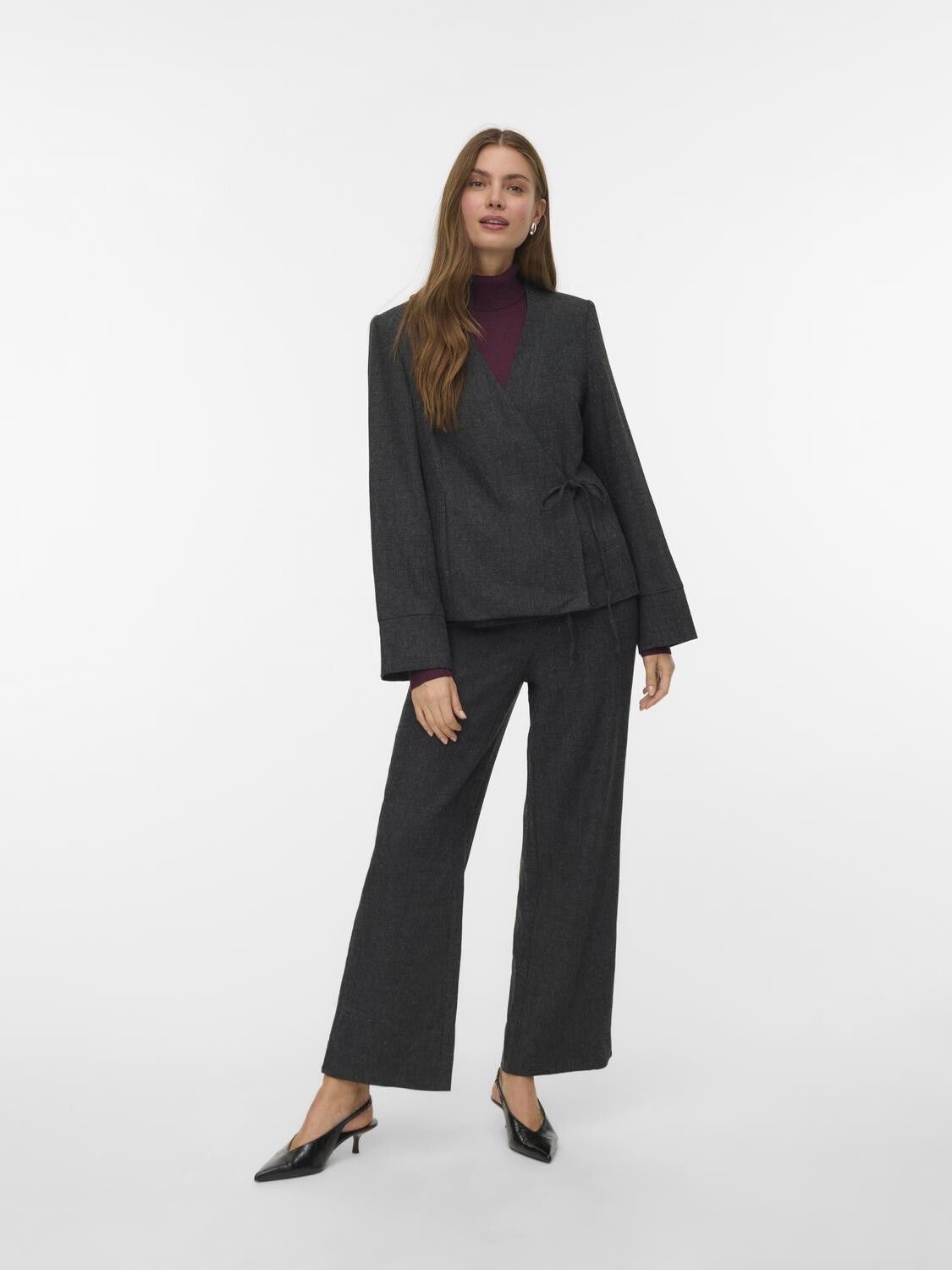 AWUTHALIA LS WRAP BLAZER