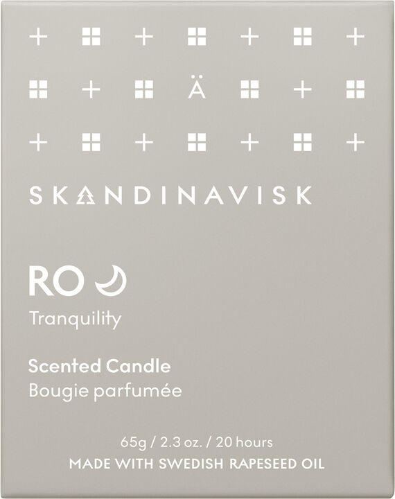 RO Scented Candle w Lid 65g
