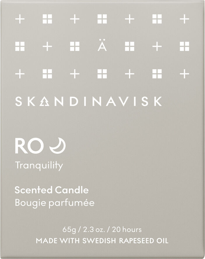 RO Scented Candle w Lid 65g