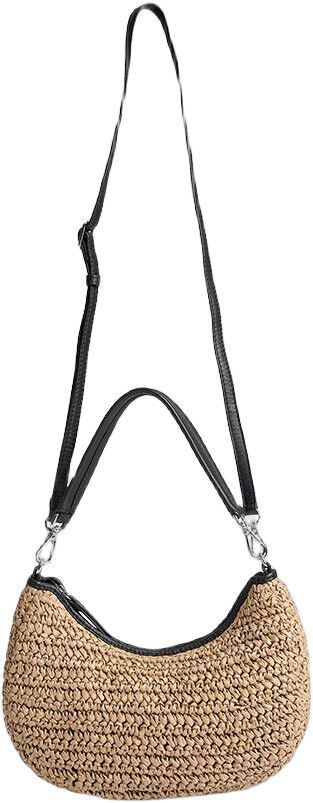 HeliaMBG Crossbody Bag, Raffia