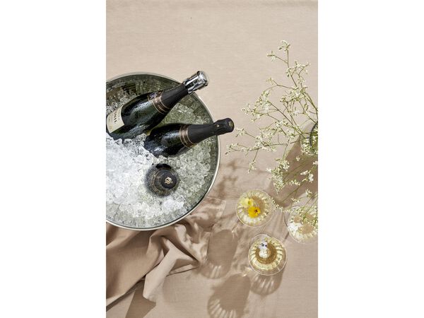 Champagnebowle 38 cm Hamrat blank stål