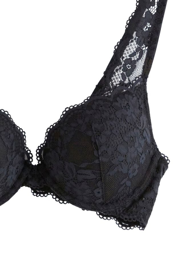 Malva push-up-bh med spets