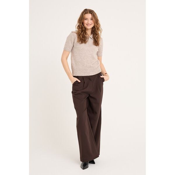 Rena polo knit blouse