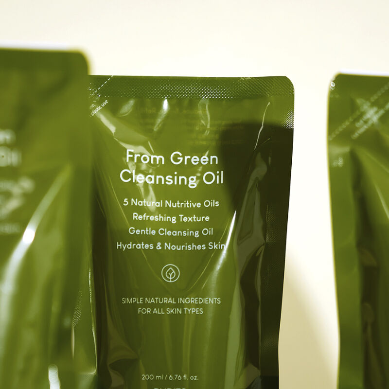 From Green Cleansing Oil + refill