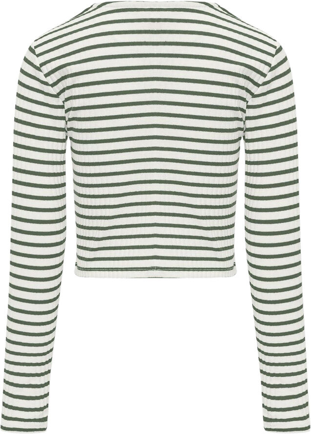 KOGNELLA STRIPED L/S O-NECK TOP JRS