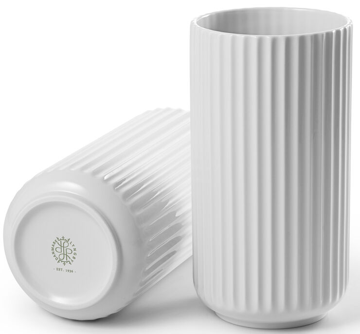 Lyngbyvasen 15 cm Vit