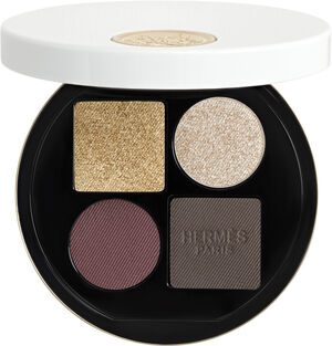 Ombres d'Hermès, powder quartet for the eyes, Ombres Mordorées