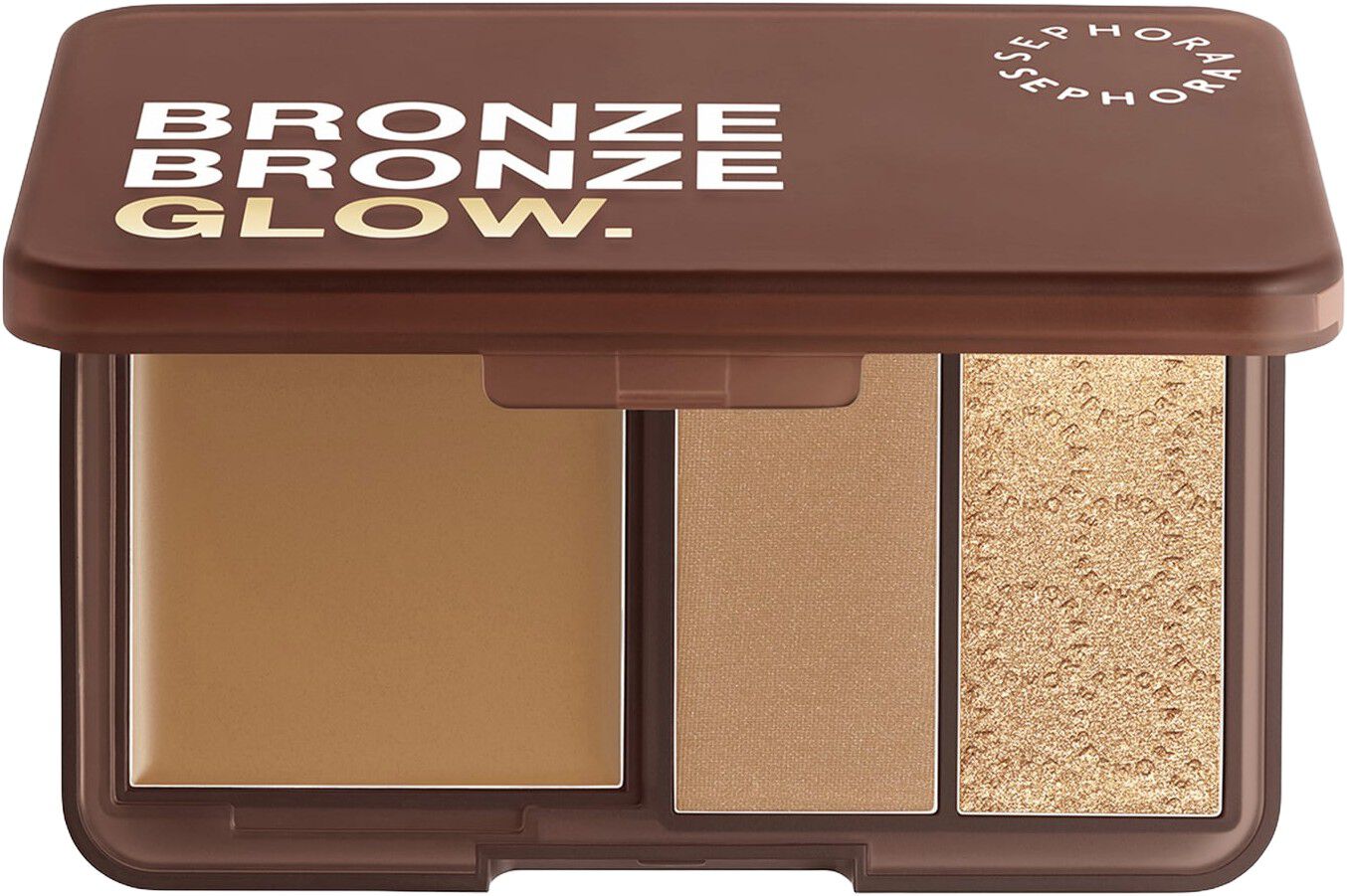 Bronze Bronze Glow Palette - Trio av bronzer och highlighter med flera
