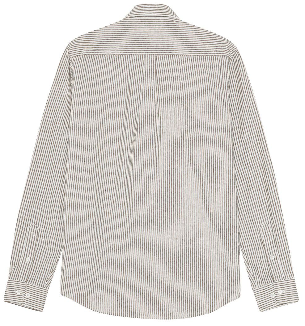 Konrad Stripe Cotton Linen Shirt