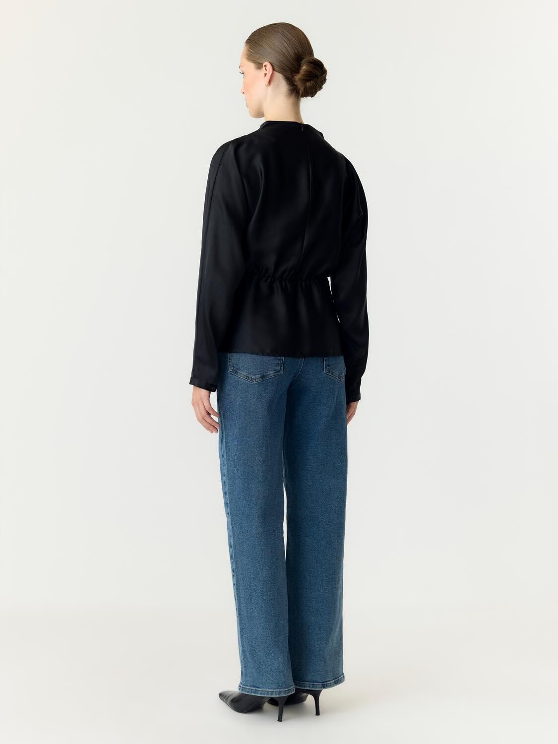 Yaspella Ls Funnel Neck Top S. Noos