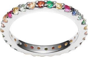 Rainbow Ring Silver