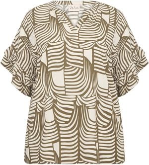 Curvy WA-LOVIS 1 Bluse Oliven