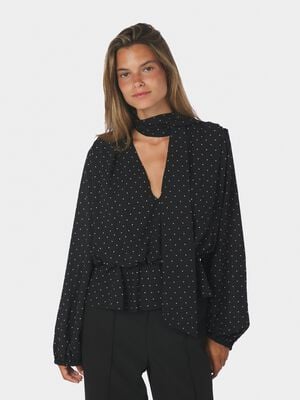 Ettalie Dot Blouse
