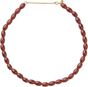 Pearl Chestnut Necklace -GP-b