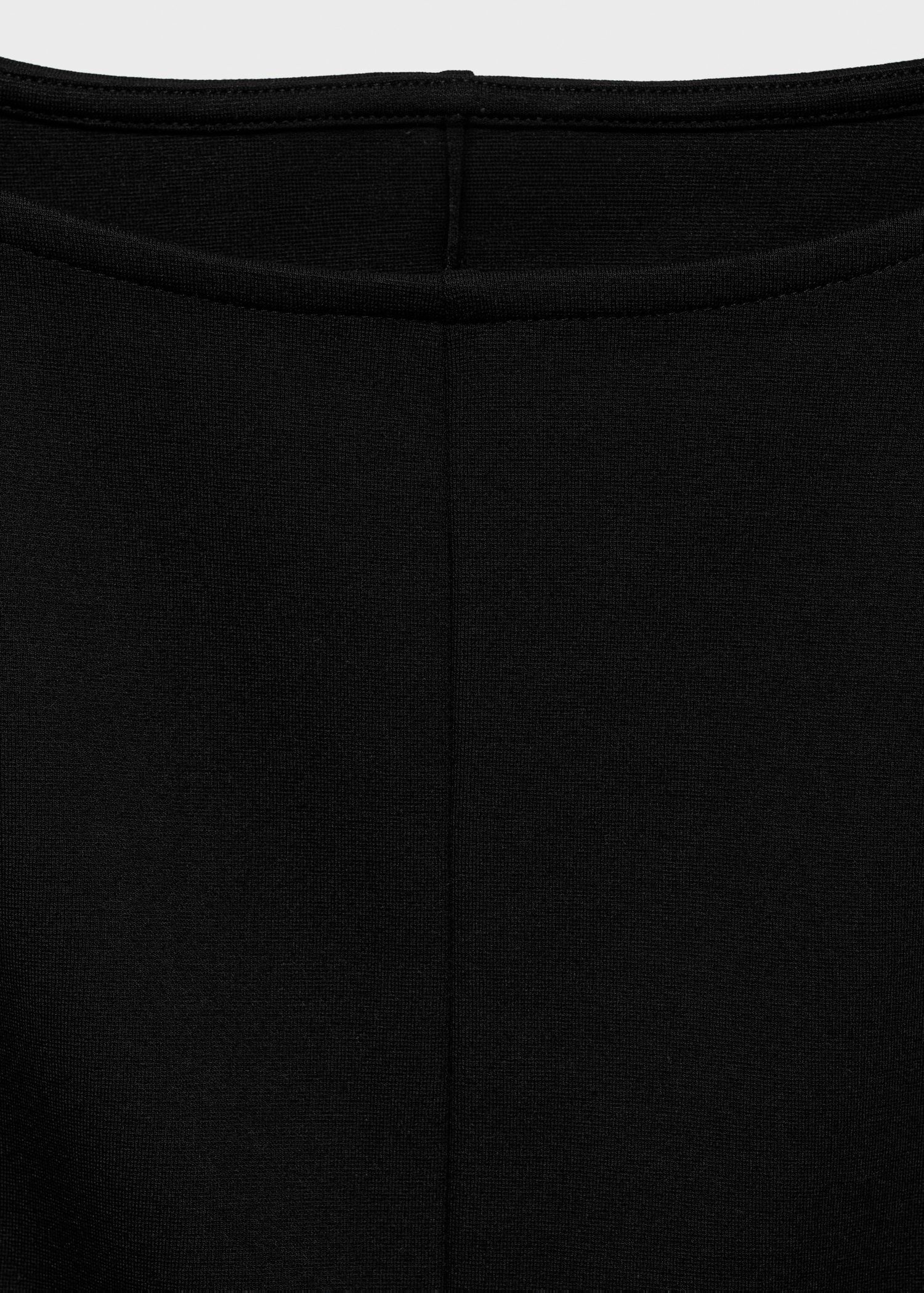 A-line boat neck top