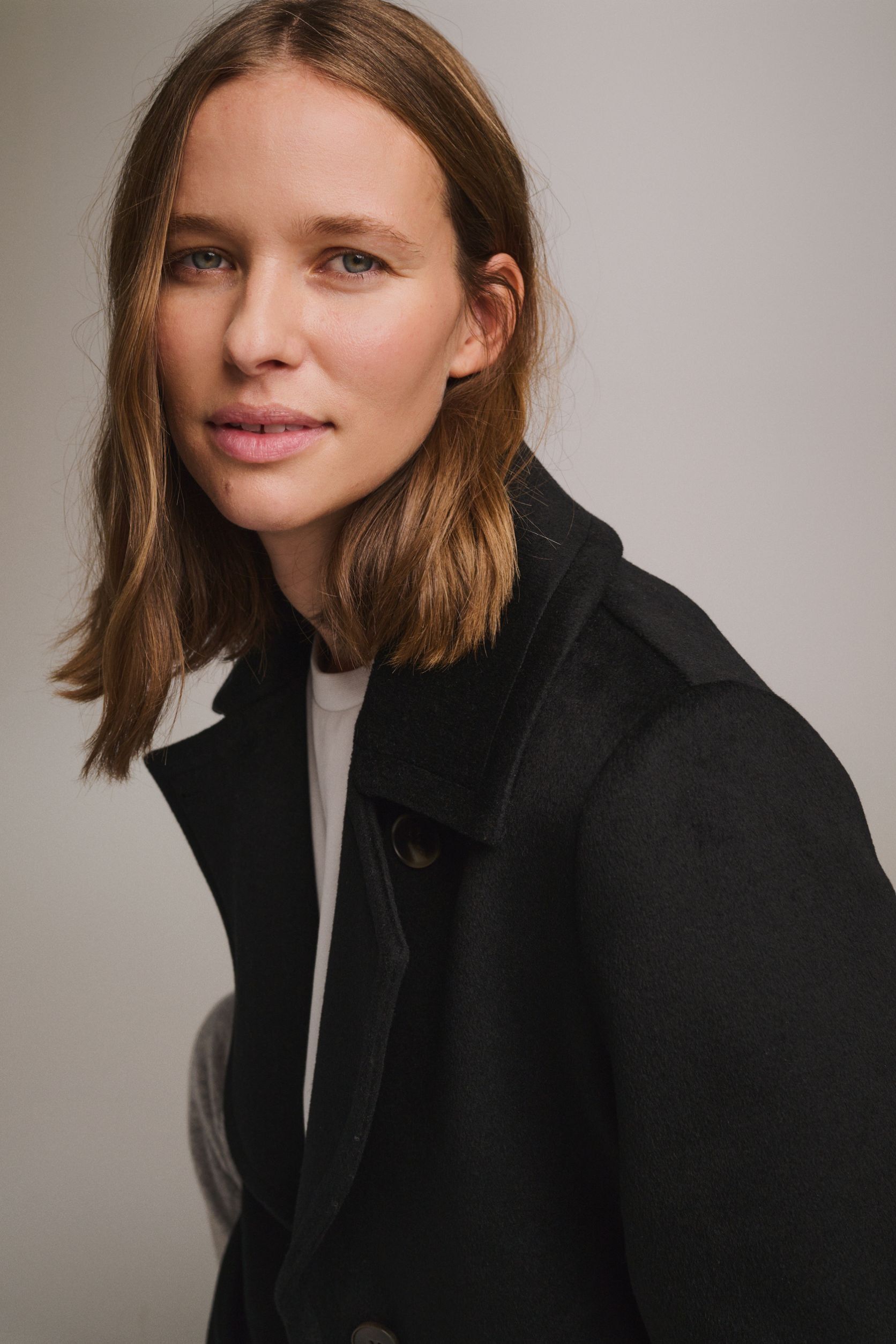 Reeva 7 Frakke - Uld mix GRS