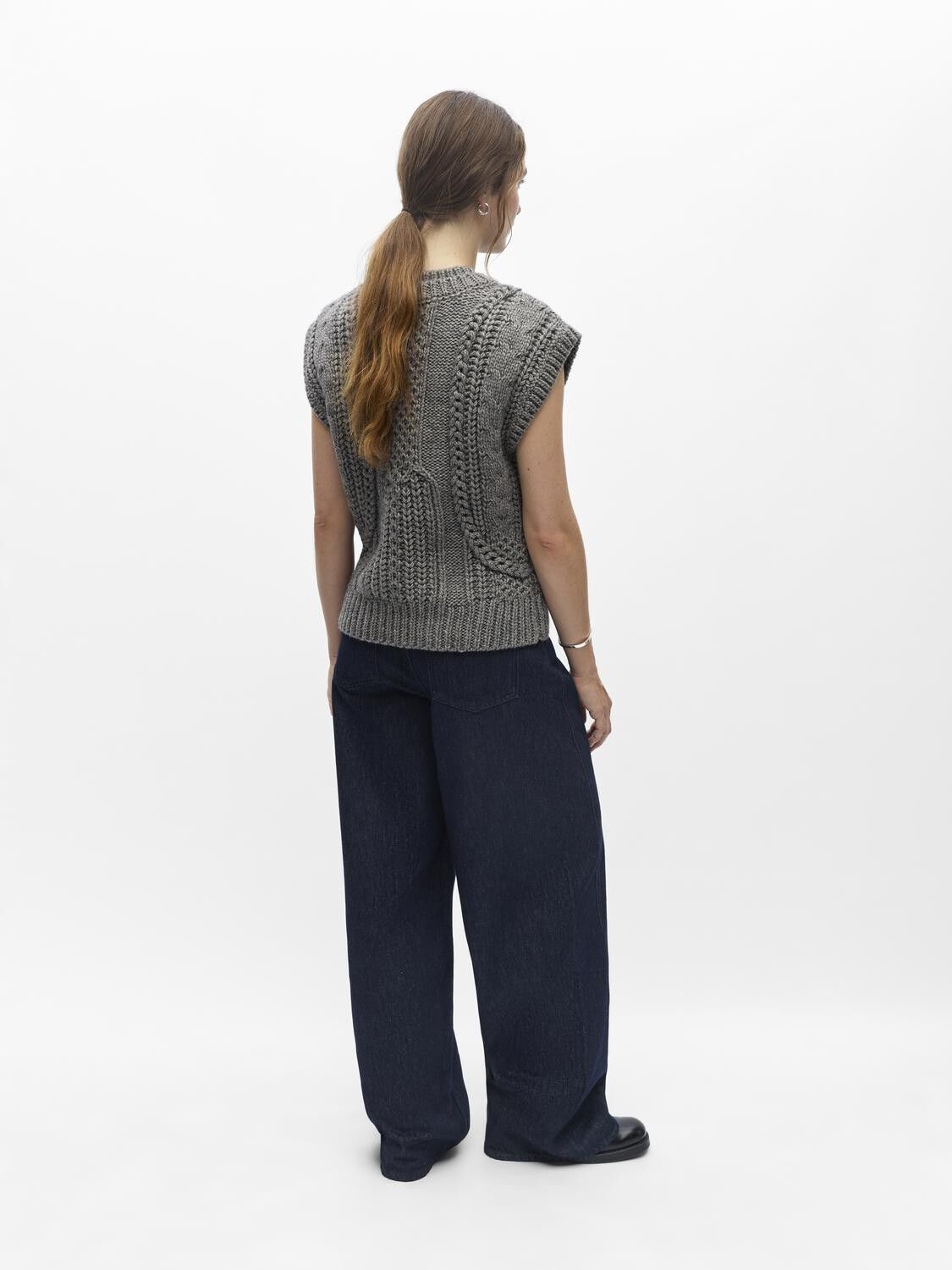 Objhinna S/L Re Knit Vest 146