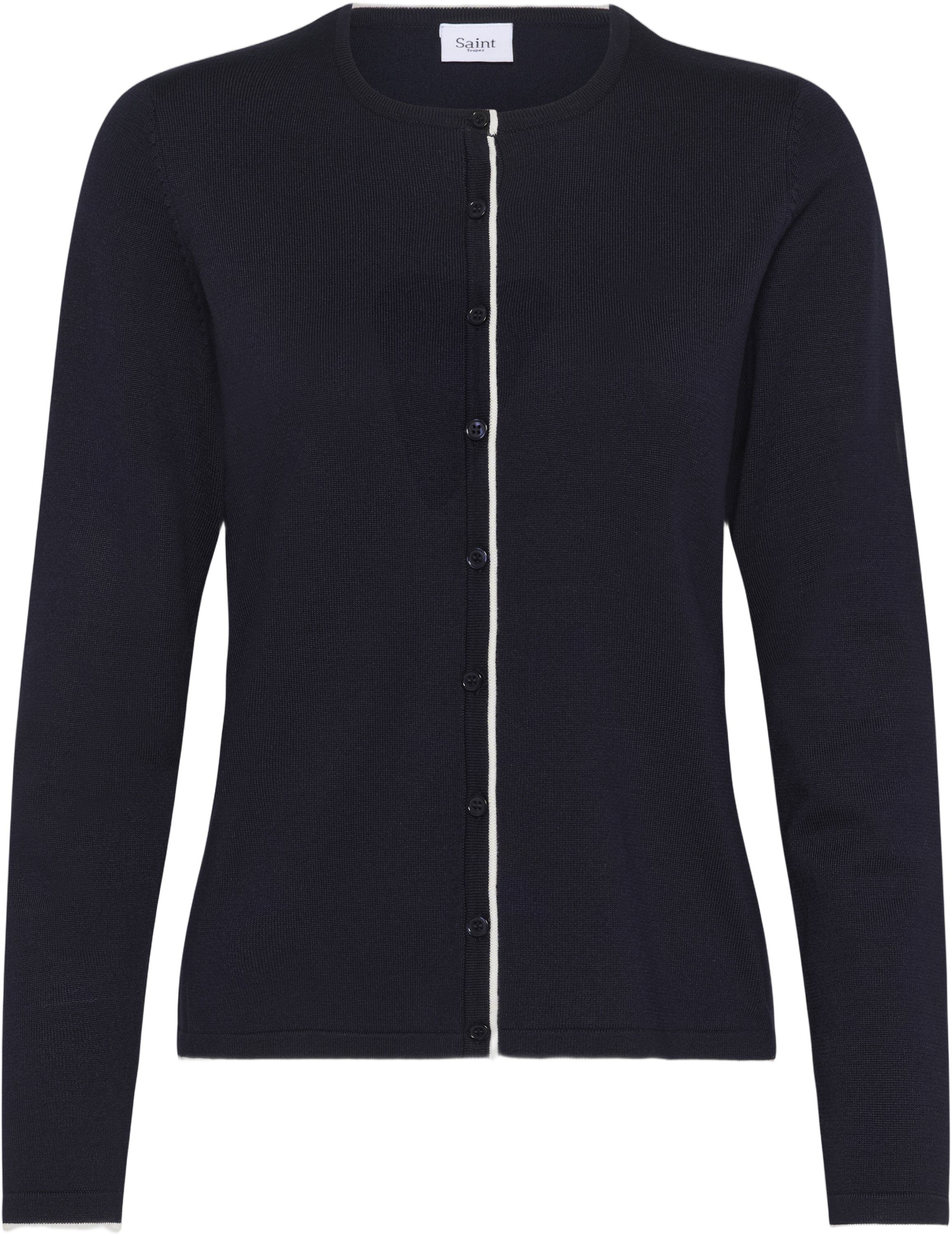 MilaSZ Contrast Stripe Cardigan