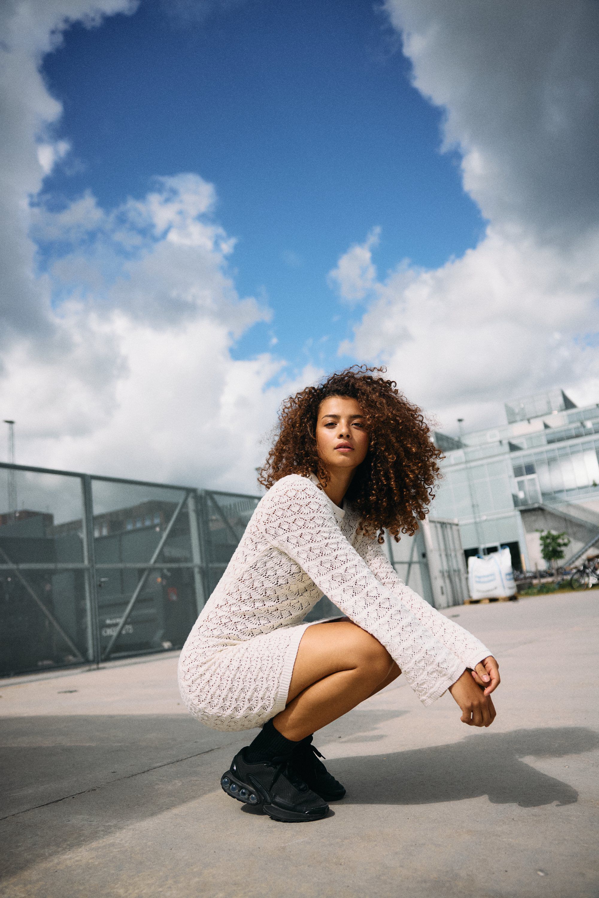 Nmlaika L/S Flared Sleeve Knit Dress Fwd